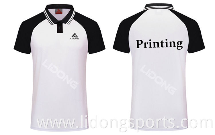 LiDong latest new design sublimated Comfortable blank polo shirts custom sport t shirt